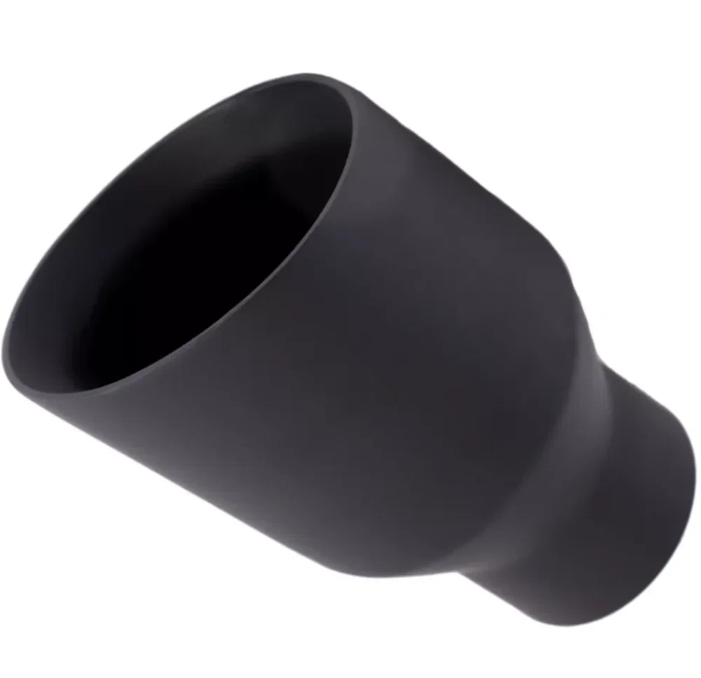 2.5_ ID_4_ OUT_5.8_ Single Round Double Wall Slant Cut Tip Matt Black T263SB